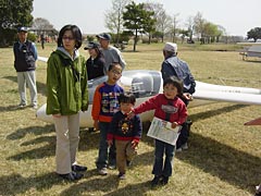 スカイスポーツ展示（グライダー）