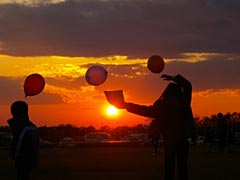 夕日にダンス Photo by Tsunoda