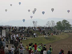 競技気球を見送って・・・