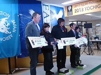 2013とちぎ熱気球インターショナルチャンピオンシップの1・2・3位