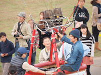世界チャンピオンの藤田選手は人気者